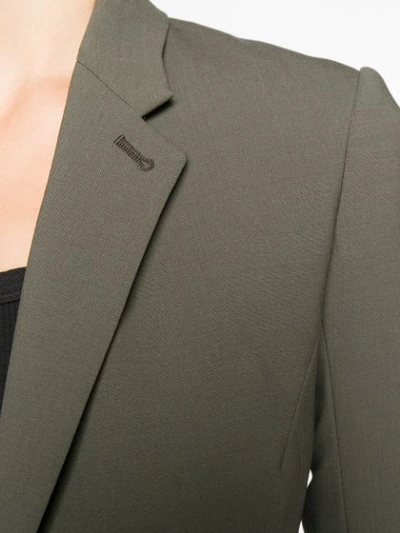Shop Rick Owens Classic Slim Fit Blazer In Grey