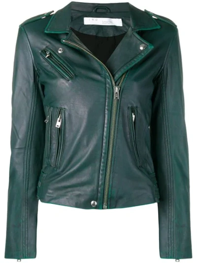 Shop Iro Classic Biker Jacket - Green