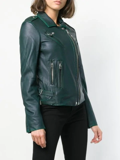 Shop Iro Classic Biker Jacket - Green