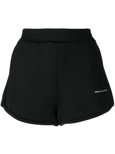 Shop Alexander Wang T Sporty Short Shorts In Black
