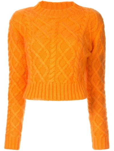 Shop Aje 'talia' Pullover - Orange