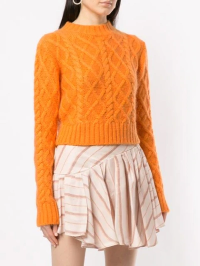 Shop Aje 'talia' Pullover - Orange