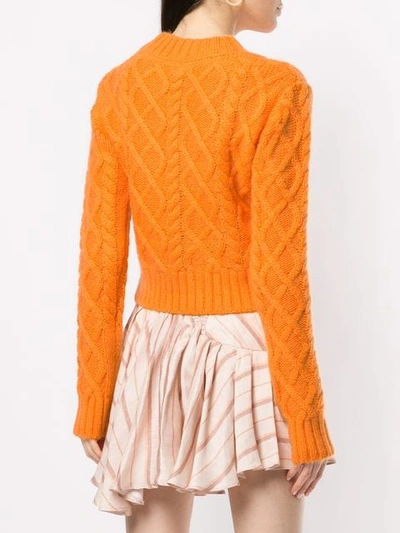 Shop Aje 'talia' Pullover - Orange