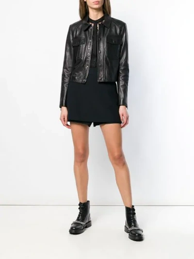 Shop Alexander Mcqueen Sheer Lace Shirt In Black