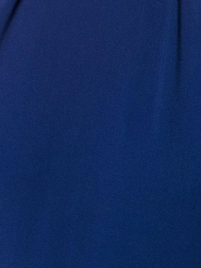 Stella Mccartney Meghan Navy Halterneck Gown In Blue