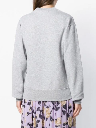 Shop Cedric Charlier 'fuit Of Loom' Sweatshirt In Grey