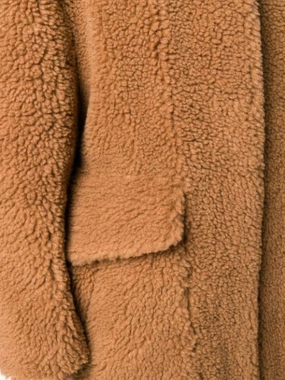 Shop N°21 Faux-shearling Teddy Coat In Brown