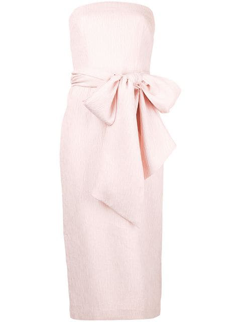 rebecca vallance pink bow dress