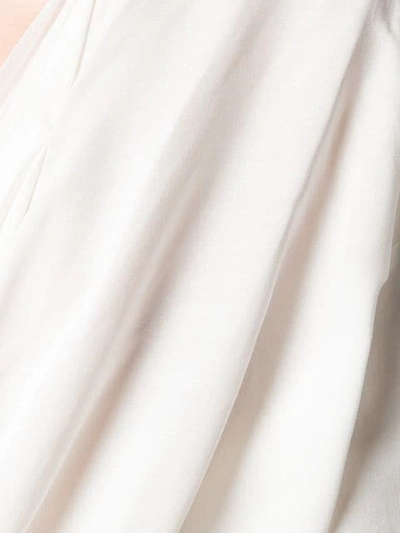 Shop Jacquemus 'portofino' Oberteil Mit Drapierung In White