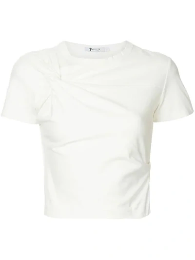 Shop Alexander Wang T Short Sleeved Top In White