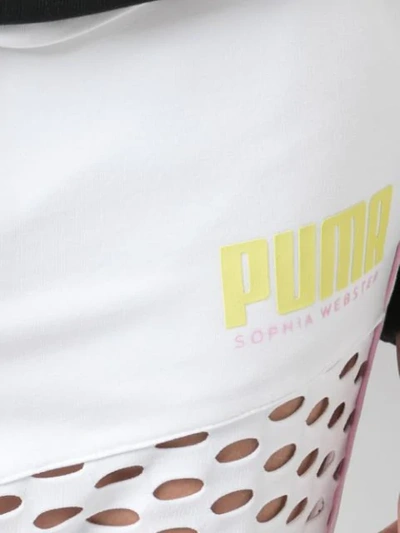Shop Puma Sophia Webster X  Sweatpants In White