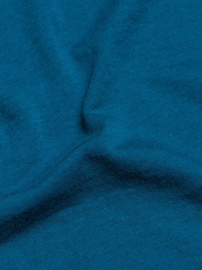 Shop Saint Laurent Sunset Print T-shirt In Blue
