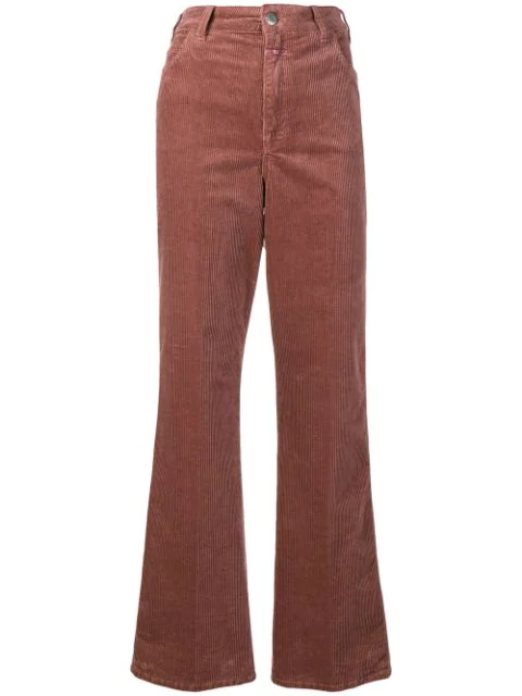 wide leg corduroy trousers