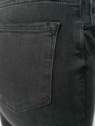 Shop Frame Ali High Rise Skirt Jeans In Black