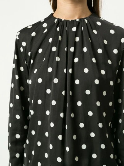 Shop Ballsey Polka Dot Blouse - Black