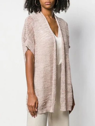 Shop Antonelli Knitted Cardigan - Neutrals