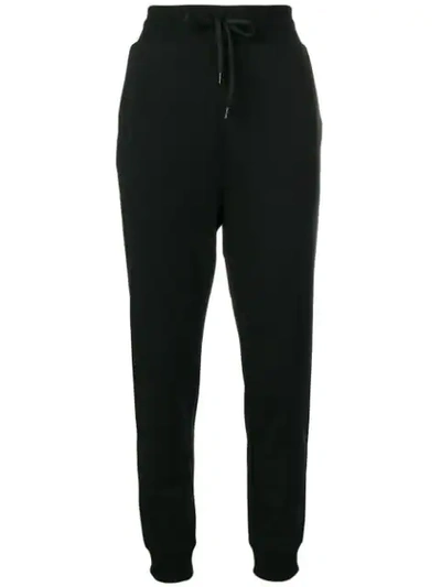 Love Moschino Heart Print Sweatpants In Black