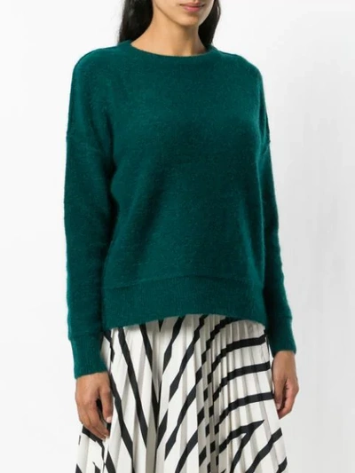 Shop By Malene Birger Long-sleeve Fitted Sweater - Green