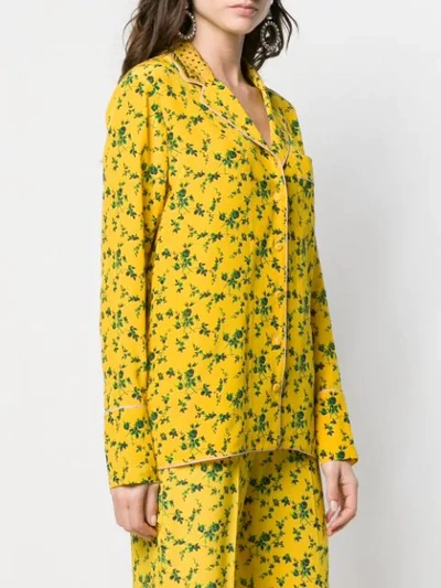 Shop N°21 Floral Print Long In Yellow