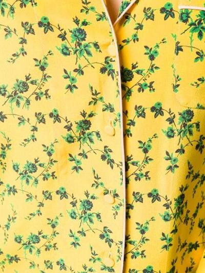 Shop N°21 Floral Print Long In Yellow