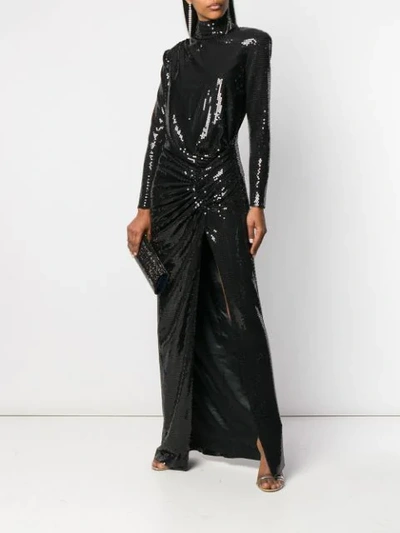 Shop In The Mood For Love Sequined Josefina Dress In Black