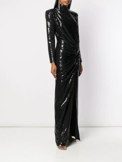 Shop In The Mood For Love Sequined Josefina Dress In Black