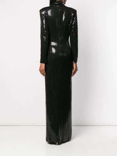 Shop In The Mood For Love Sequined Josefina Dress In Black