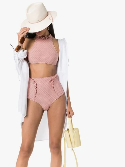 Shop Made By Dawn Elizabeth Two-piece Bikini In Pink