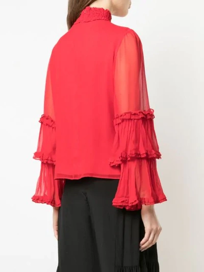 Shop Alexis Hiro Top In Red
