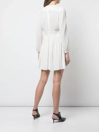 Shop Zimmermann Dotted Pattern Dress In White