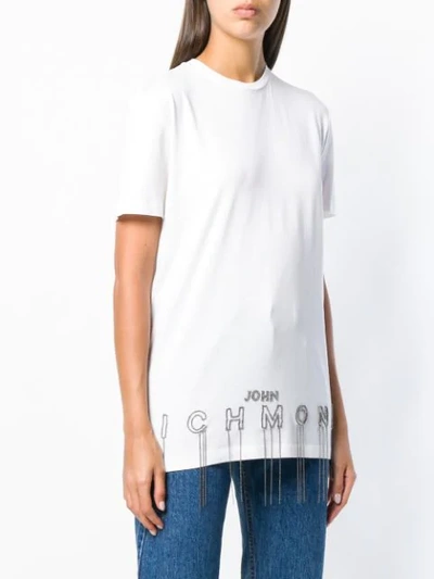 Shop John Richmond Huffine T-shirt - White