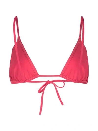 Shop Eres Tied Bikini Top In Pink