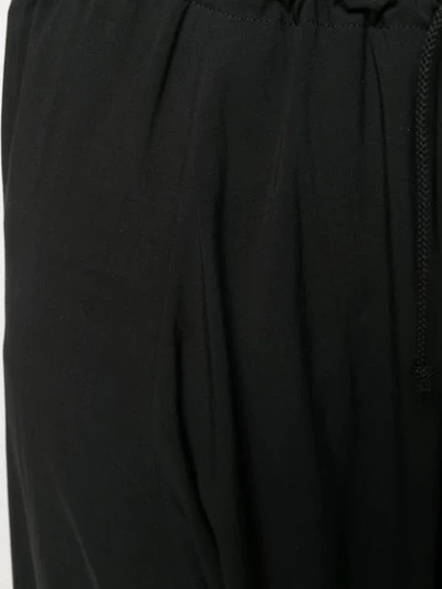 YOHJI YAMAMOTO CROPPED TROUSERS - 黑色