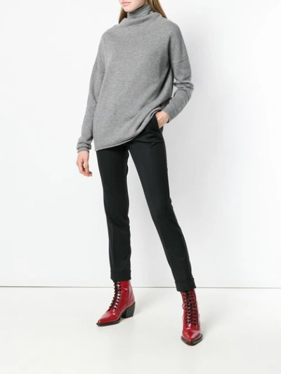 Shop Antonia Zander Turtleneck Jumper - Grey