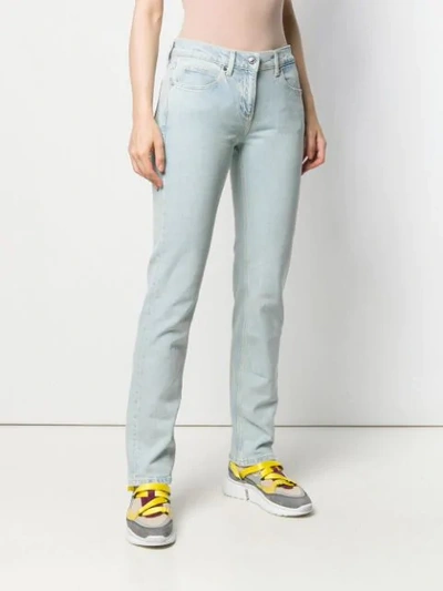 Shop Calvin Klein Straight-leg Jeans - Blue