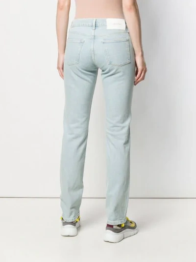 Shop Calvin Klein Straight-leg Jeans - Blue