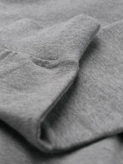 Shop Ea7 Emporio Armani Kangaroo Pocket Hoodie - Grey