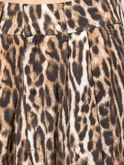 R13 LEOPARD PRINT SHORTS - 大地色