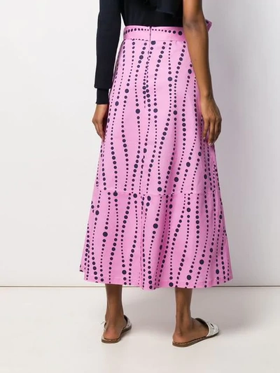 Shop La Doublej X Mantero Wrap-around Skirt In Pink