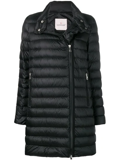 Shop Moncler Padded Coat In Black
