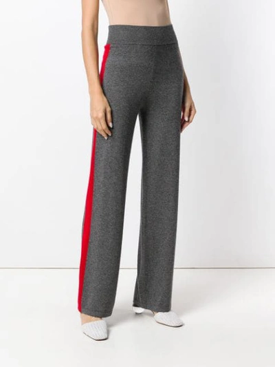 Shop Cashmere In Love Cashmere Blend Track Pants In Grey