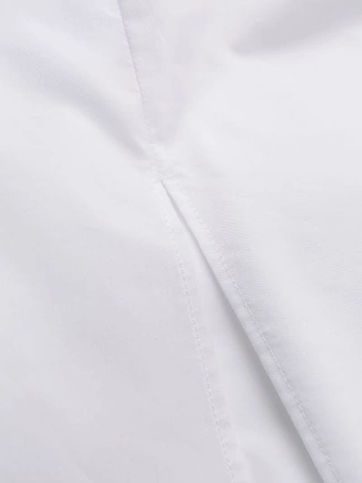Shop Maison Margiela Maxi Shirt In 100 White