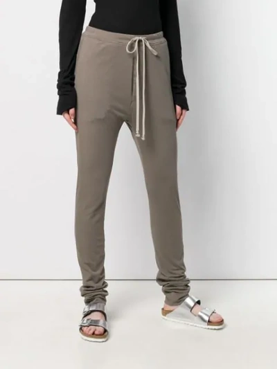 Shop Rick Owens Drkshdw Drop Crotch Trousers In Grey