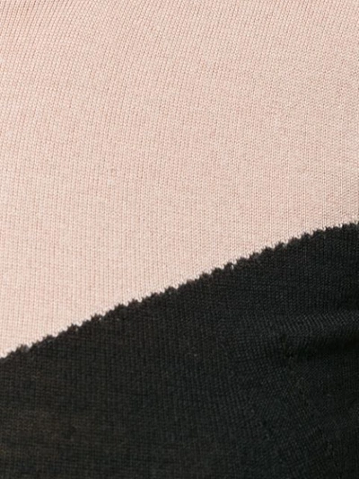 Shop N°21 Nº21 Colour Block Shortsleeved Sweater - Black