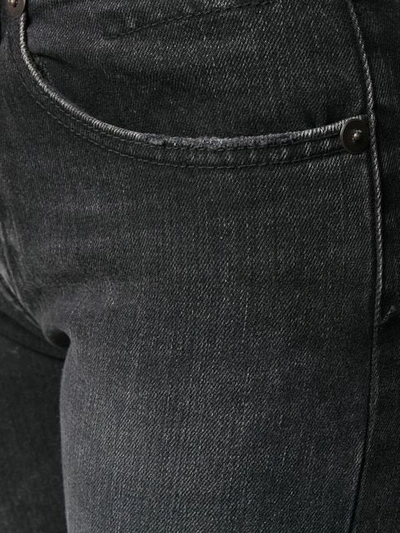 Shop R13 Cropped Slim-fit Jeans In Black