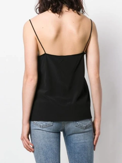 Shop Etro Lace Trimmed Cami Top In Black