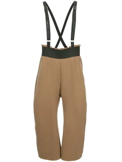 Shop Zambesi Brace Stompers Track Trousers In Brown