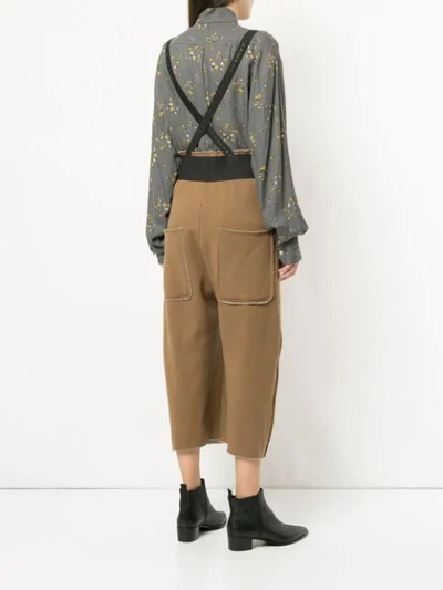 Shop Zambesi Brace Stompers Track Trousers In Brown