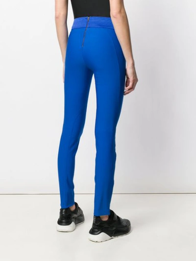 Shop Stella Mccartney Iconic Heather Trousers In Blue