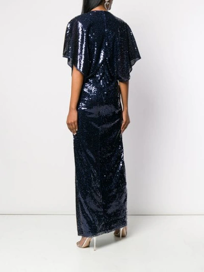 Shop In The Mood For Love Vanessa Sequined Dress - Blue